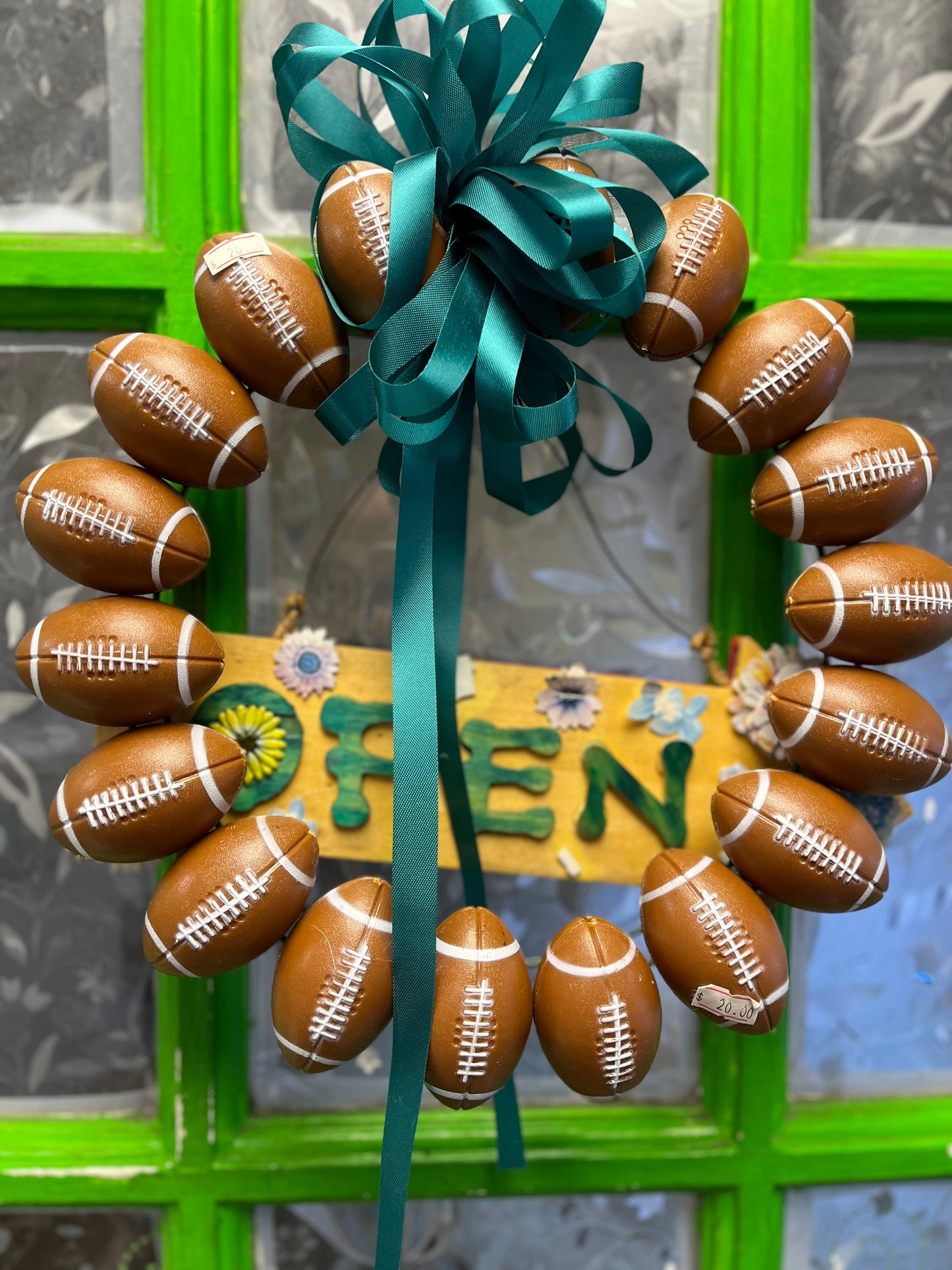 Football Wreath – Bird Of Paradise Flowers, Bristol PA
