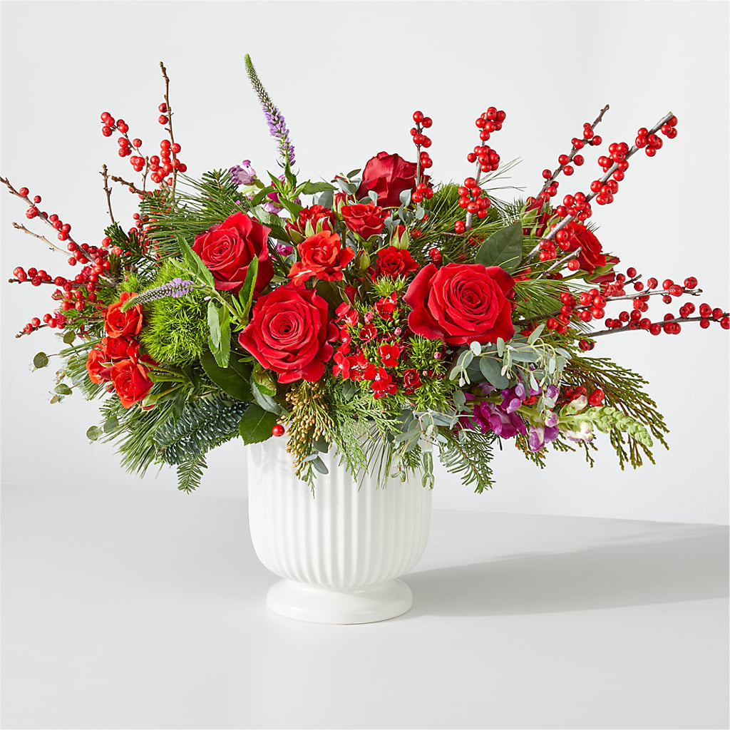 Big Red Bow Bouquet – Bird Of Paradise Flowers, Bristol PA