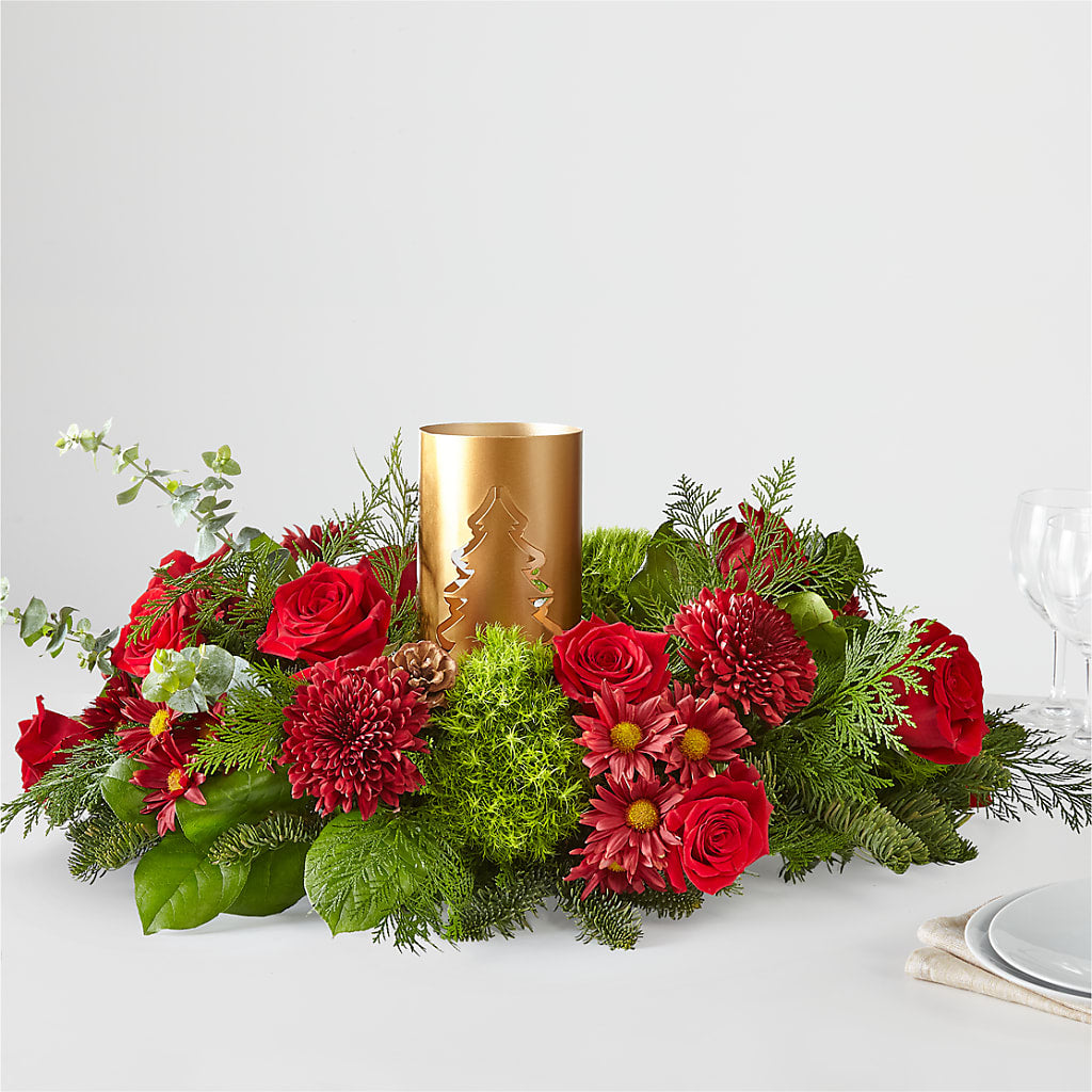 Toast the Season Centerpiece – Bird Of Paradise Flowers, Bristol PA