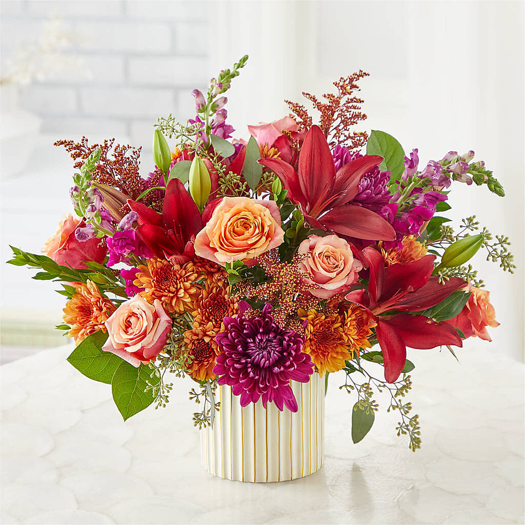 Burgundy Landscape Bouquet – Bird Of Paradise Flowers, Bristol PA