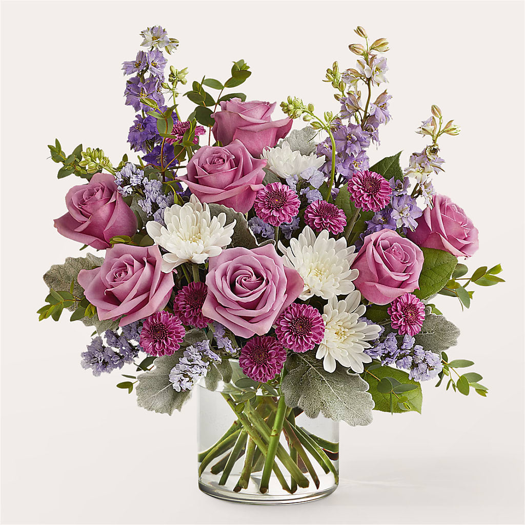 Violet Frost Bouquet – Bird Of Paradise Flowers, Bristol PA