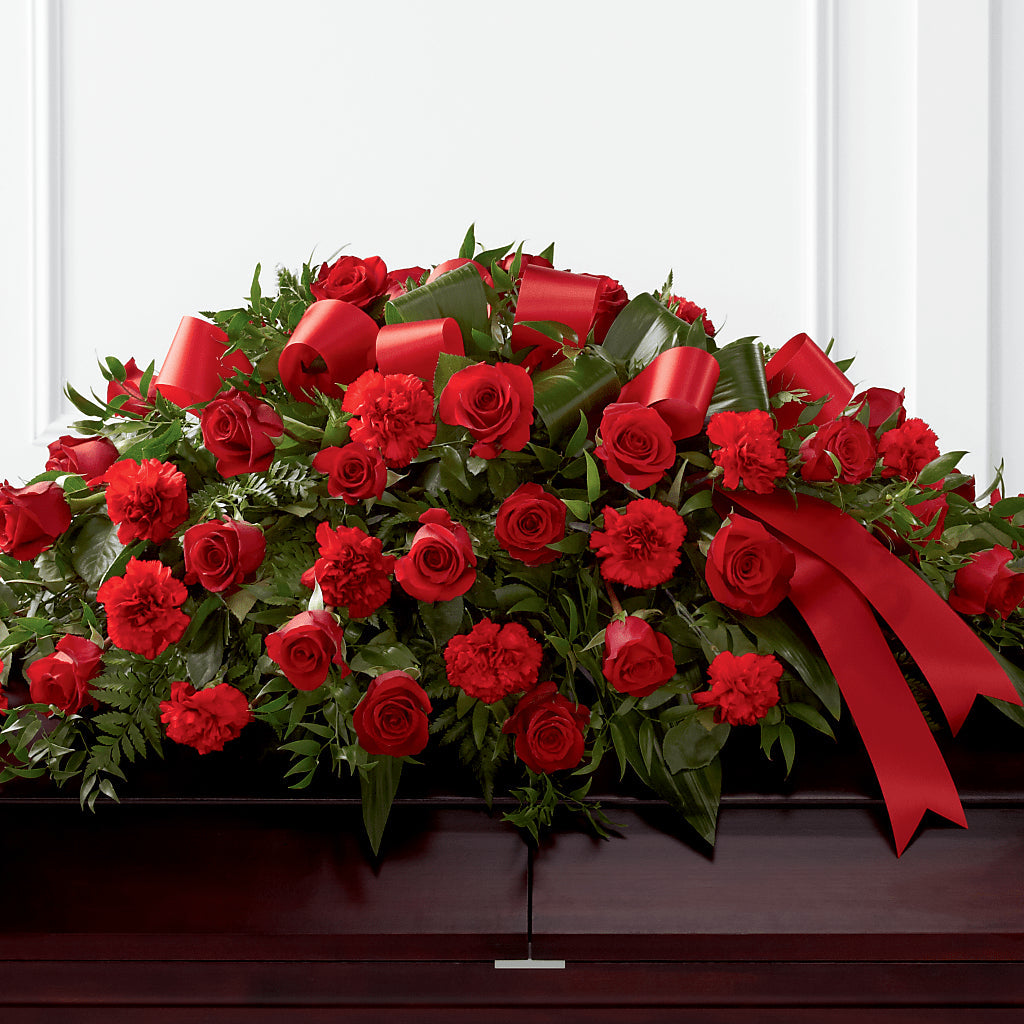 Tribute of Life Casket Spray – Bird Of Paradise Flowers, Bristol PA