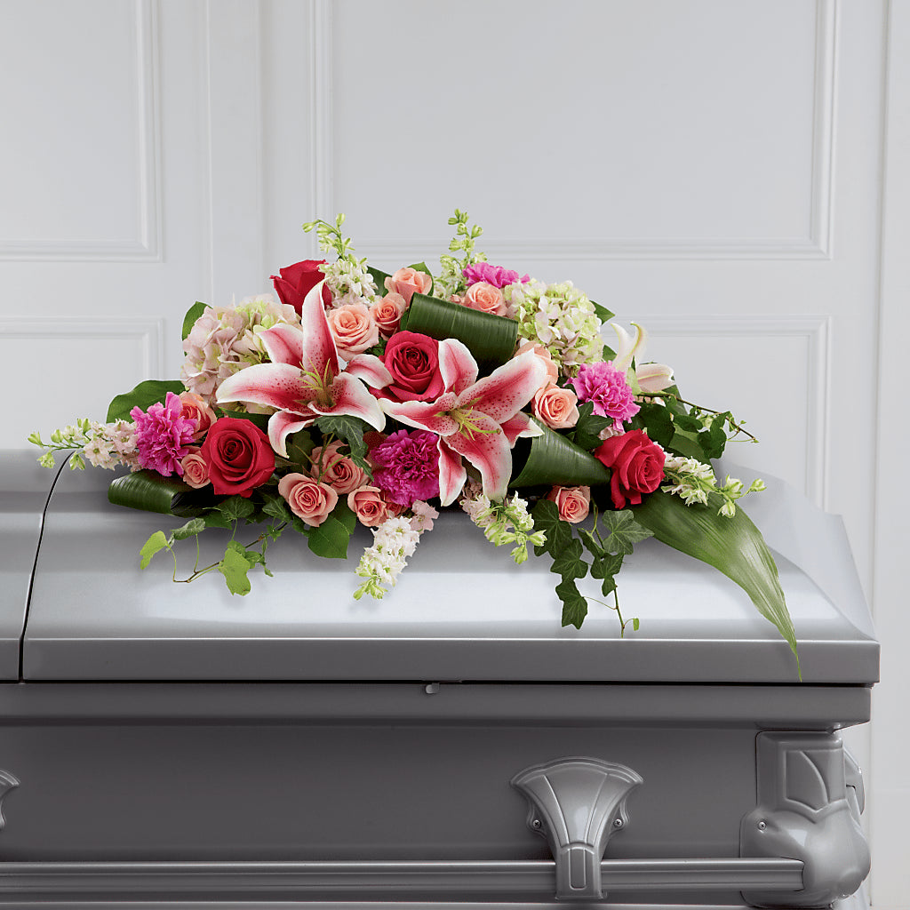 Splendid Grace Casket Spray – Bird Of Paradise Flowers, Bristol PA