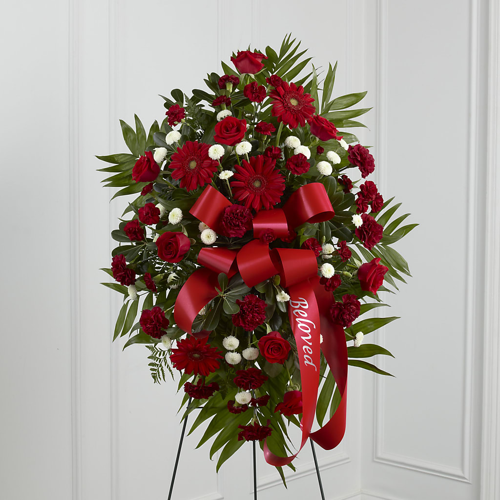 Treasured Memories Standing Spray – Bird Of Paradise Flowers, Bristol PA