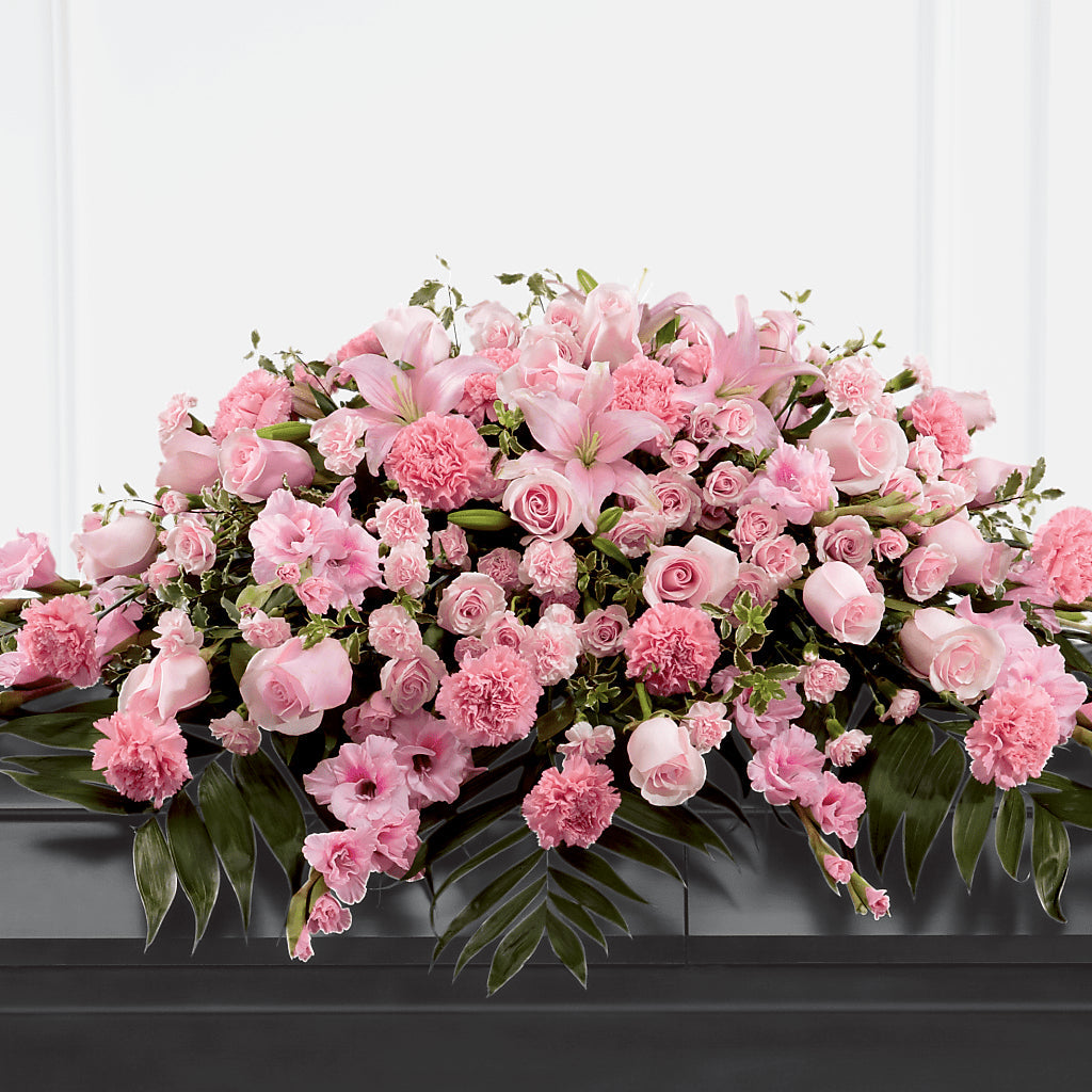 Garden of Comfort Casket Spray (Standard) – Bird Of Paradise Flowers, Bristol PA