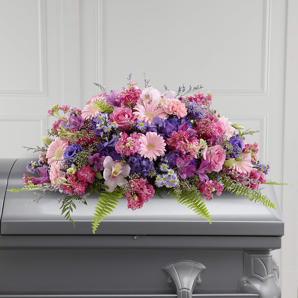 Glorious Garden Casket Spray – Bird Of Paradise Flowers, Bristol PA