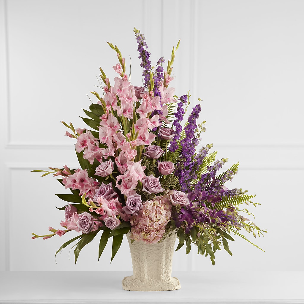 Flowing Garden Arrangement – Bird Of Paradise Flowers, Bristol PA