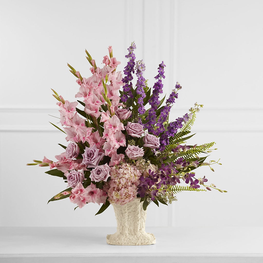 Flowing Garden Arrangement – Bird Of Paradise Flowers, Bristol PA