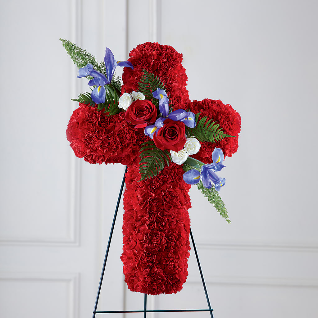 Faithful Hero Floral Cross – Bird Of Paradise Flowers, Bristol PA