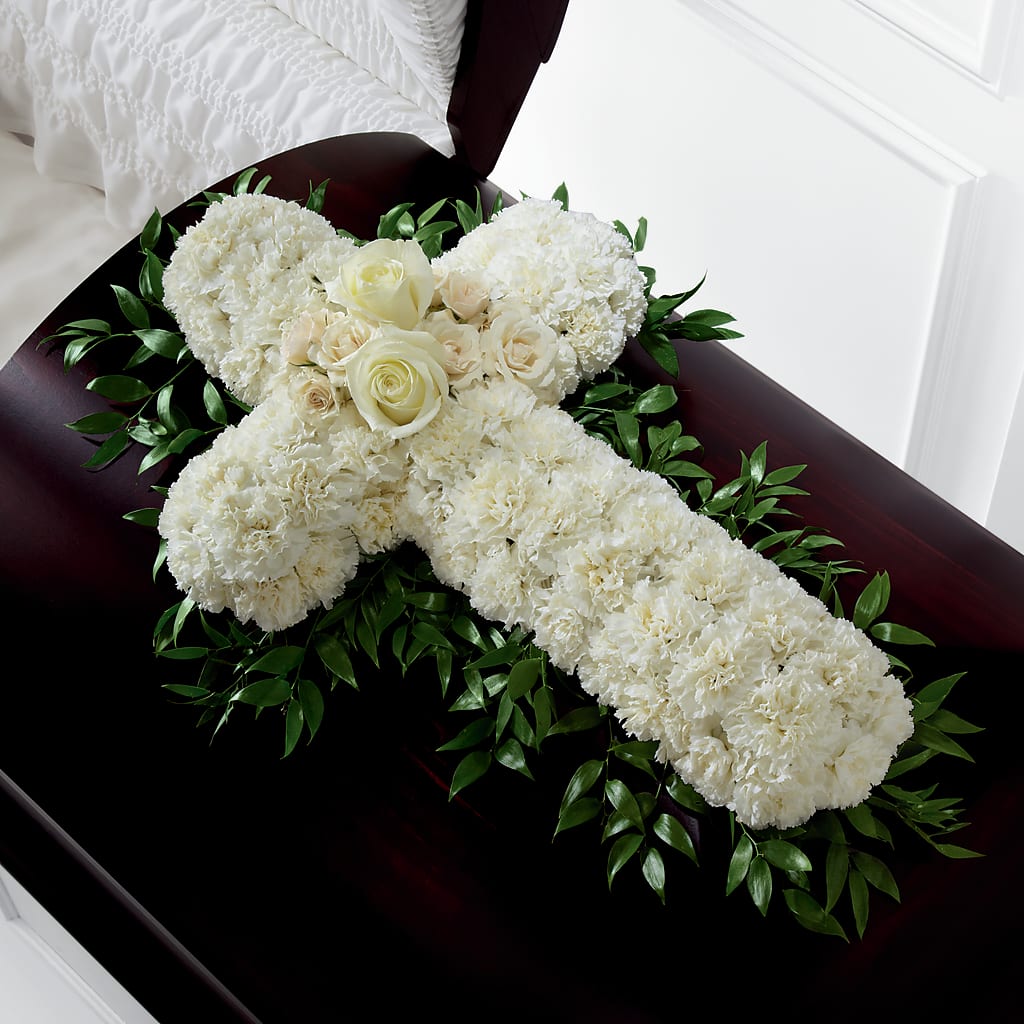 Peaceful Memories Casket Spray (Standard) – Bird Of Paradise Flowers, Bristol PA