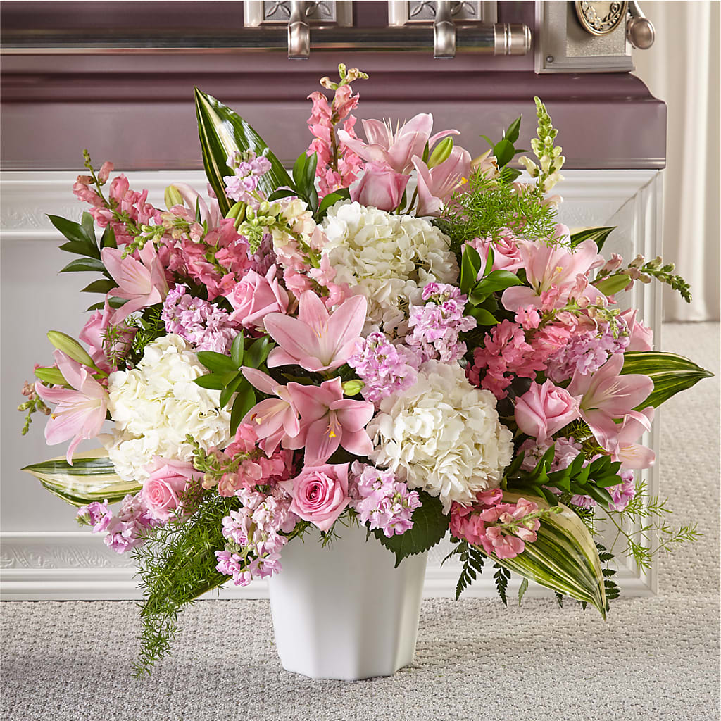 Simply Serene Floor Basket – Bird Of Paradise Flowers, Bristol PA