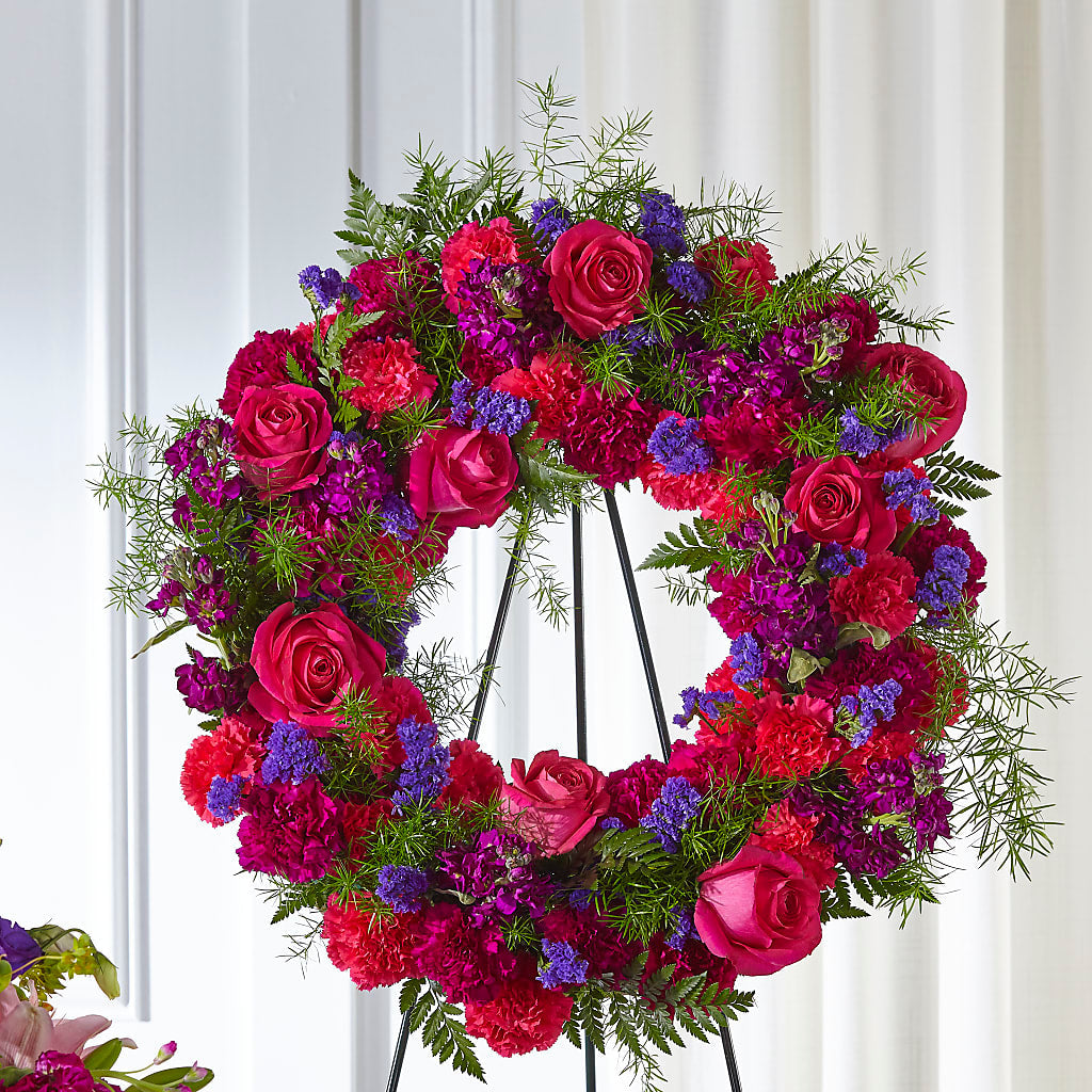 Calming Colors Wreath – Bird Of Paradise Flowers, Bristol PA