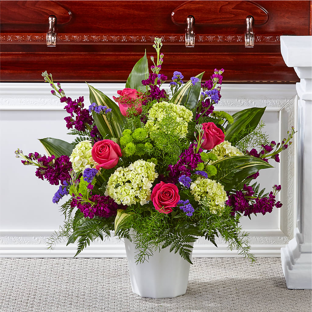 Beautiful Horizons Floor Basket – Bird Of Paradise Flowers, Bristol PA