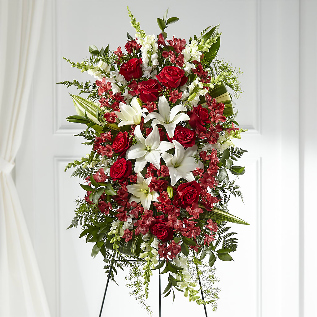 Everlasting Memory Standing Spray – Bird Of Paradise Flowers, Bristol PA