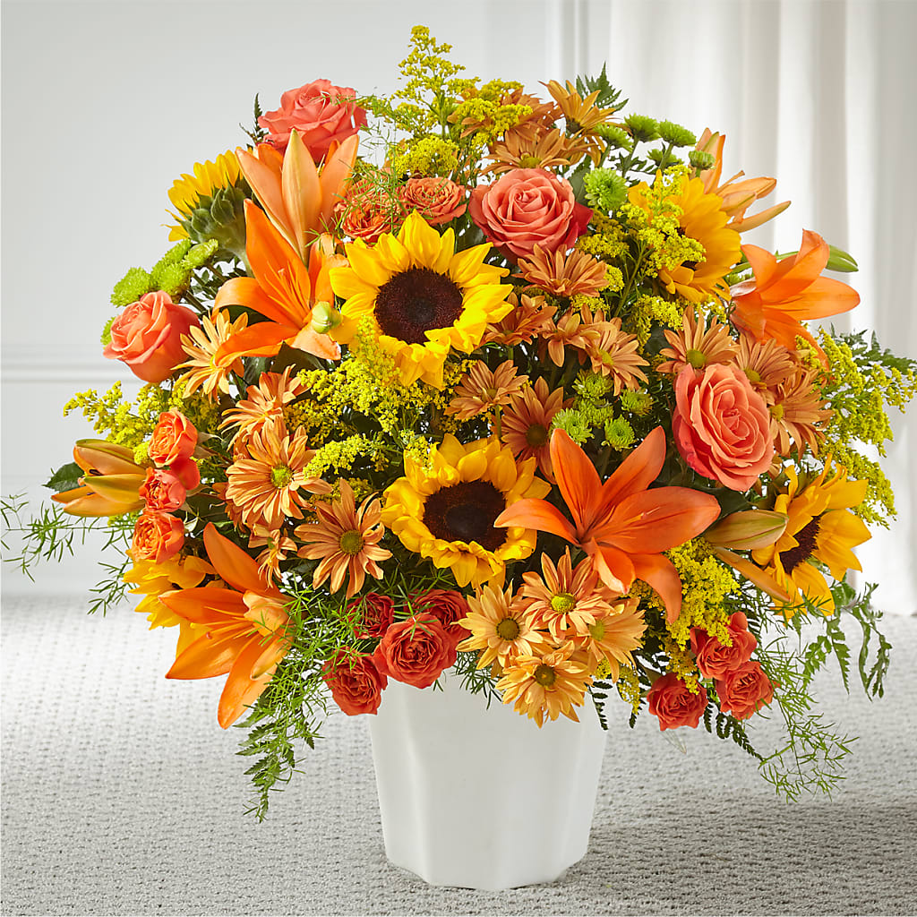 Harvest Thoughts Floor Basket – Bird Of Paradise Flowers, Bristol PA