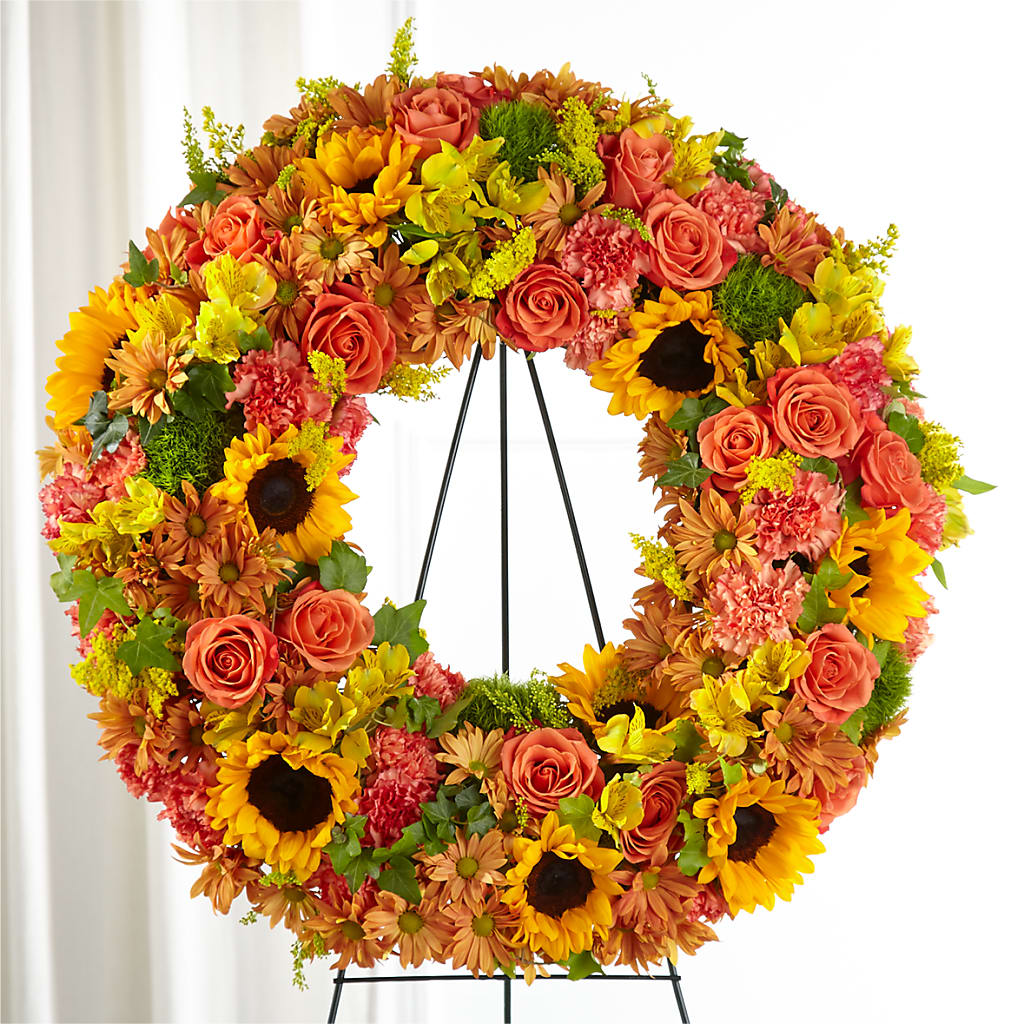 Autumnal Memories Wreath (Standard) – Bird Of Paradise Flowers, Bristol PA