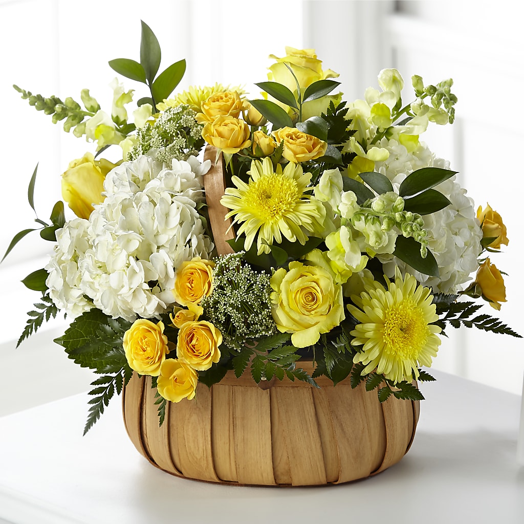 Rustic Remembrance Basket – Bird Of Paradise Flowers, Bristol PA