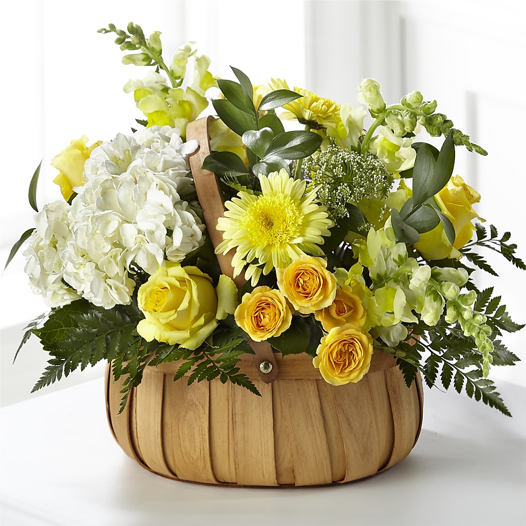 Rustic Remembrance Basket – Bird Of Paradise Flowers, Bristol PA