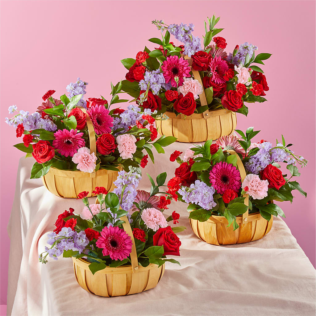 Pink Picnic Basket – Bird Of Paradise Flowers, Bristol PA