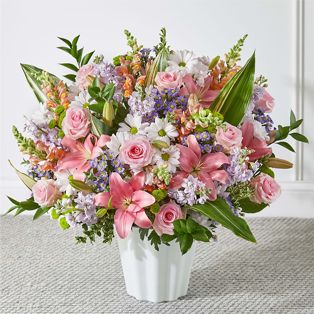 Abundant Compassion Floor Basket – Bird Of Paradise Flowers, Bristol PA