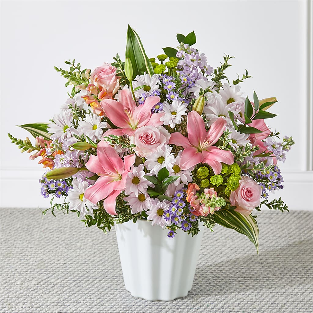 Abundant Compassion Floor Basket – Bird Of Paradise Flowers, Bristol PA