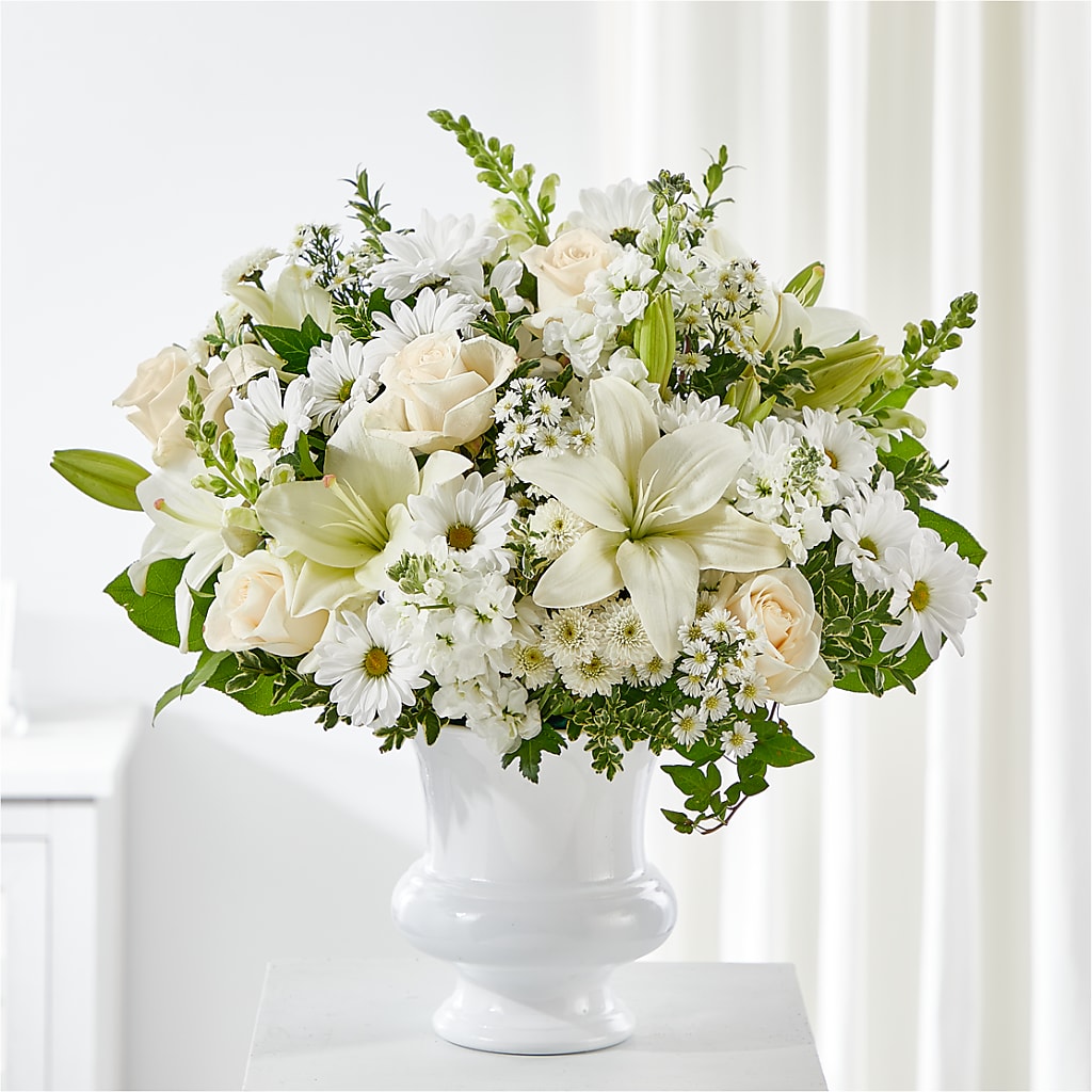 Uplifting Urn Arrangement – Bird Of Paradise Flowers, Bristol PA