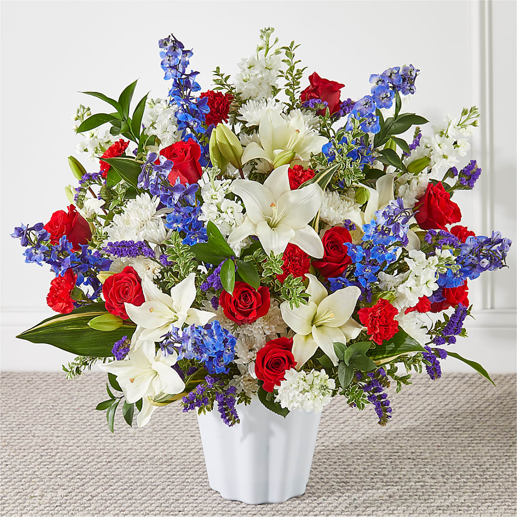 Consoled Floor Basket – Bird Of Paradise Flowers, Bristol PA