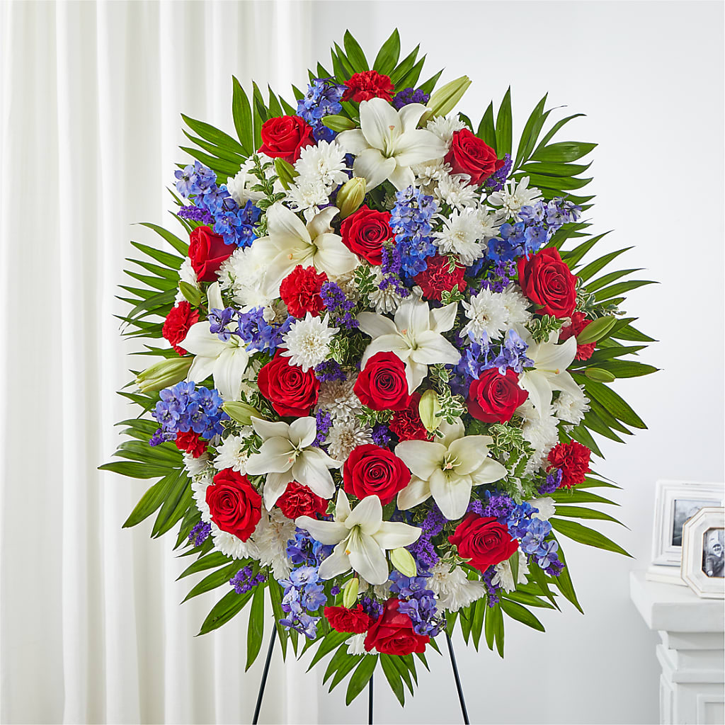 Cherished Service Standing Spray – Bird Of Paradise Flowers, Bristol PA
