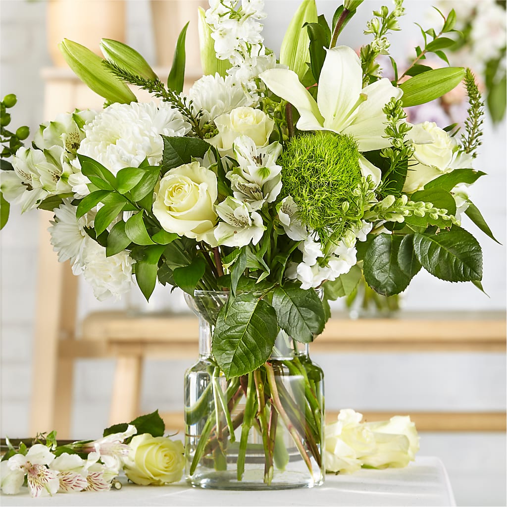 Classic Ivory – A Florist Original – Bird Of Paradise Flowers, Bristol PA