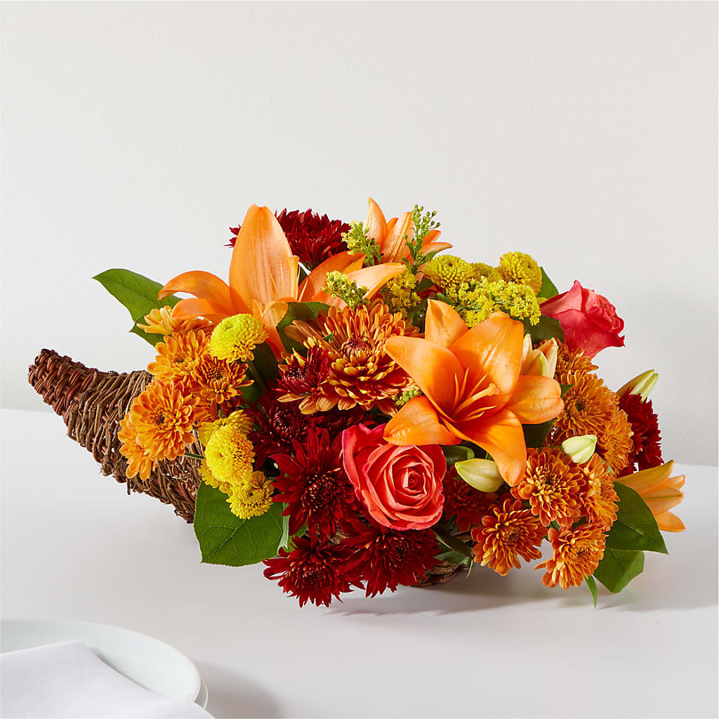 Bouquet of Blessings Cornucopia – Bird Of Paradise Flowers, Bristol PA