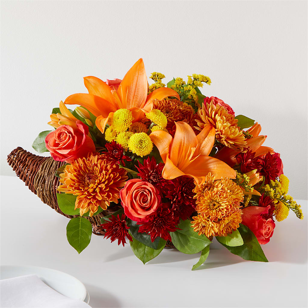 Bouquet of Blessings Cornucopia – Bird Of Paradise Flowers, Bristol PA