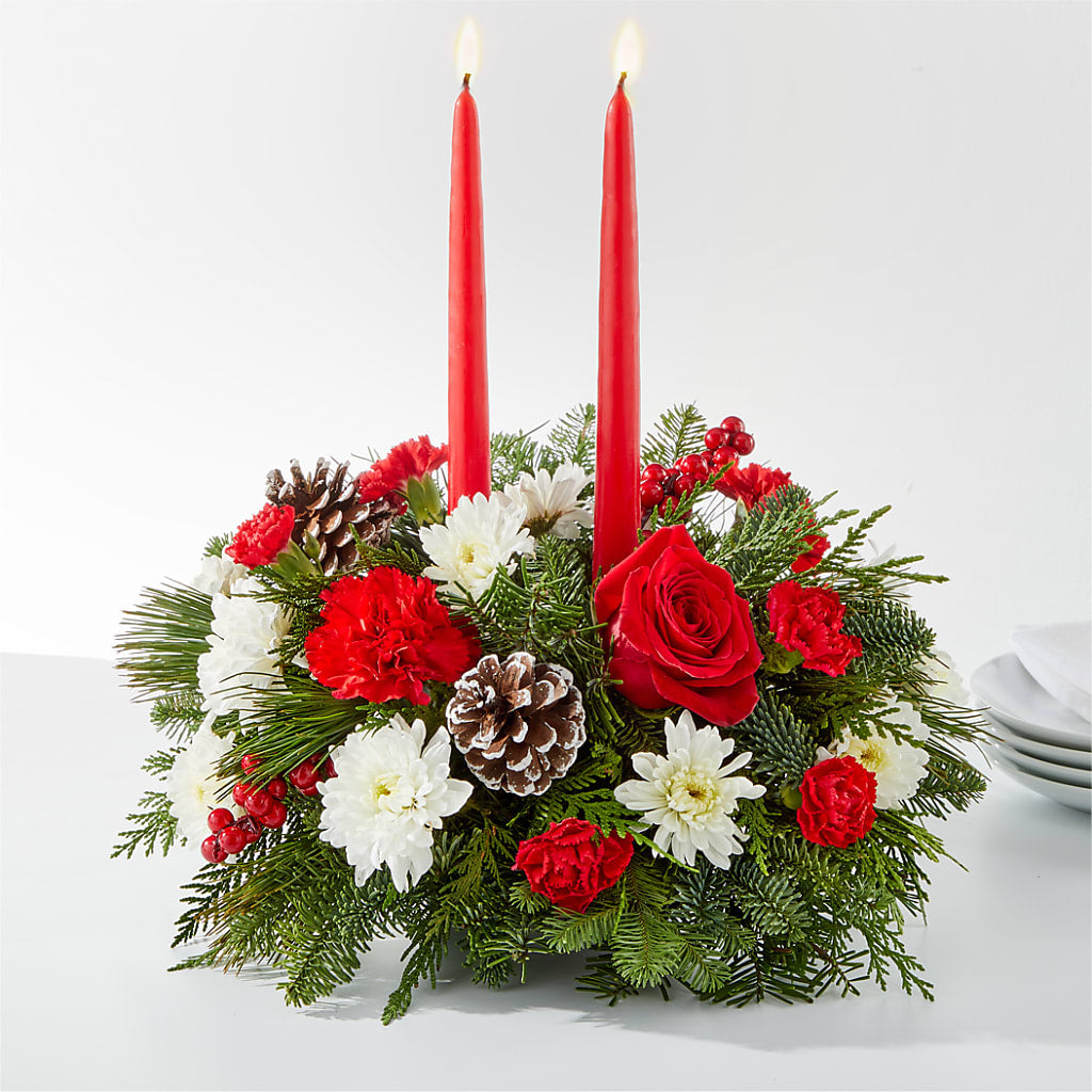Holiday Soiree Centerpiece – Bird Of Paradise Flowers, Bristol PA