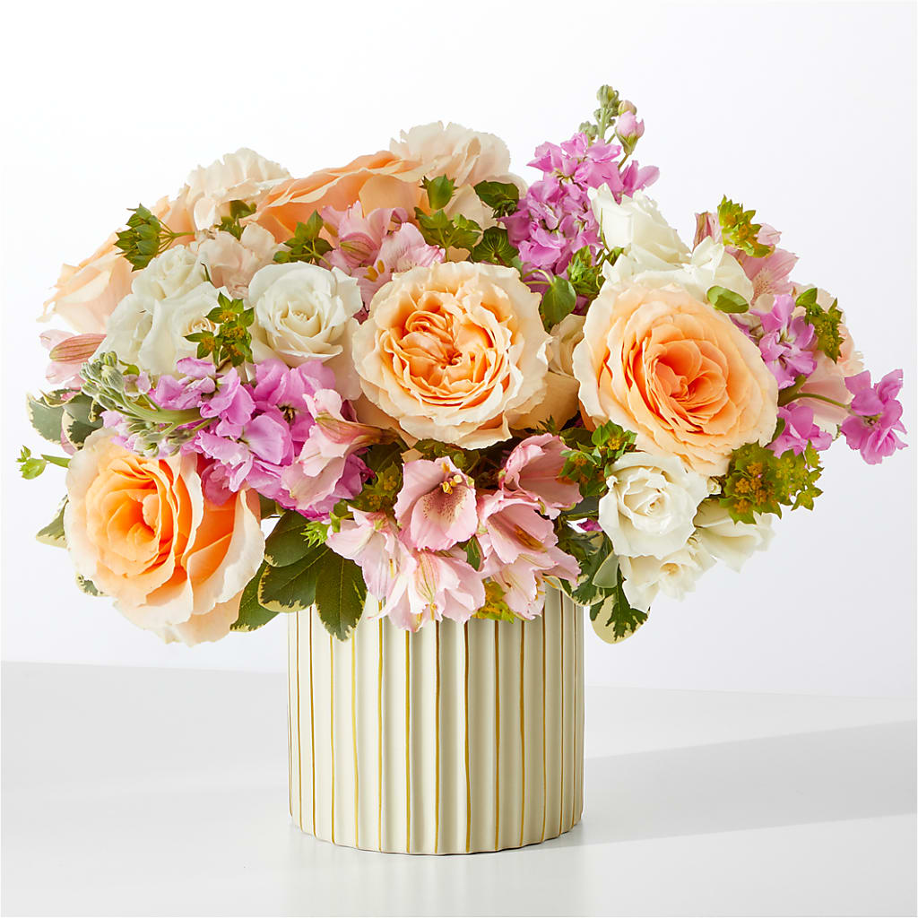 Paradise Bouquet with Ivory Vase – Bird Of Paradise Flowers, Bristol PA