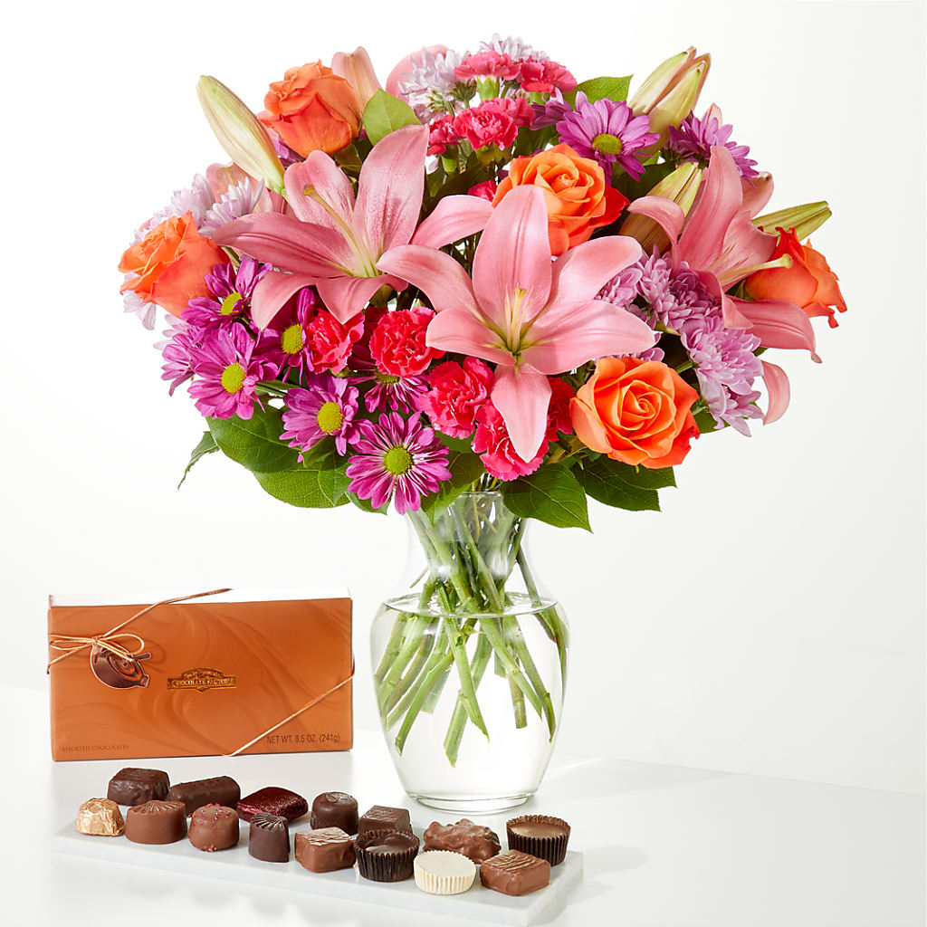 One and Only Bouquet and Chocolate Bundle – Bird Of Paradise Flowers, Bristol PA