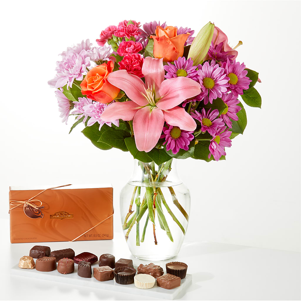 One and Only Bouquet and Chocolate Bundle – Bird Of Paradise Flowers, Bristol PA