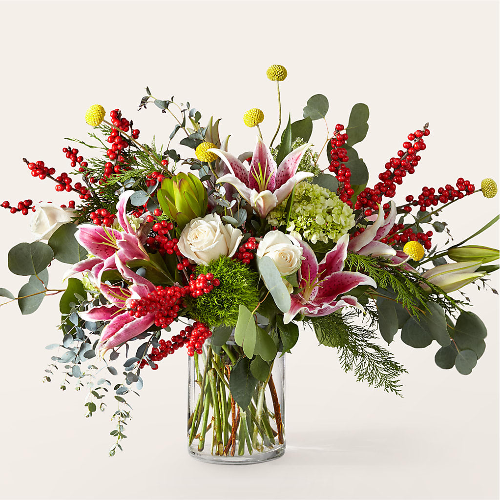 Berry & Bright Bouquet – Bird Of Paradise Flowers, Bristol PA