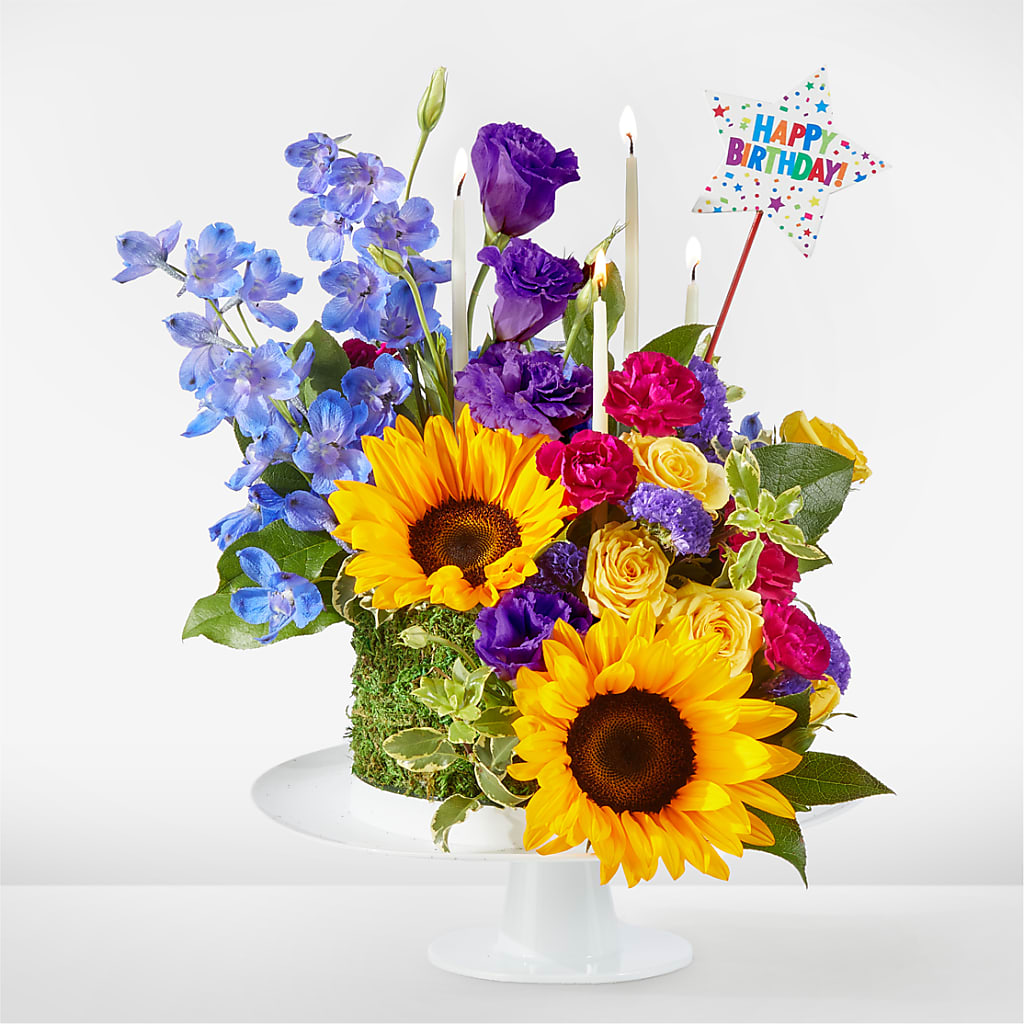 Star of the Day Floral Cake – Bird Of Paradise Flowers, Bristol PA