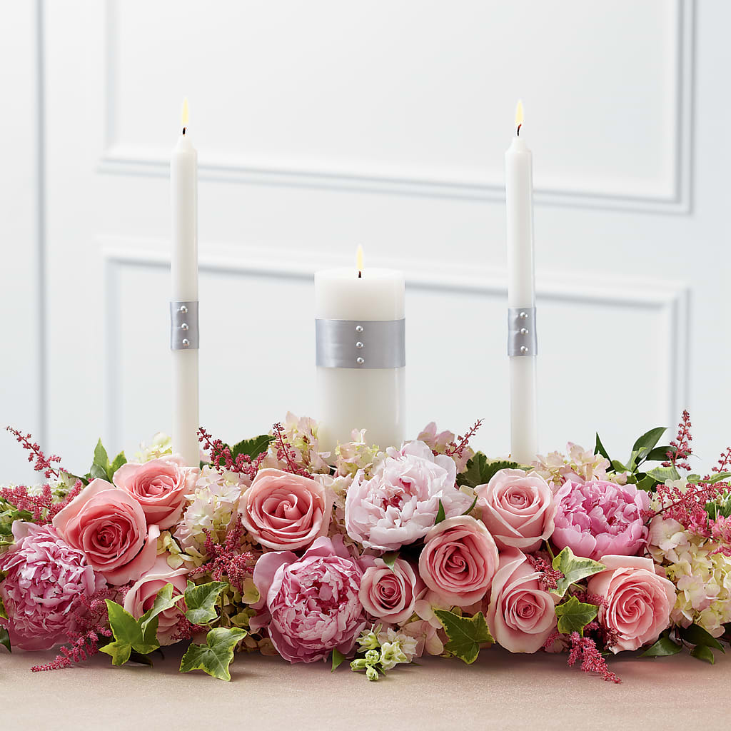 Worldwide Romance Unity Candle Arrangement – Bird Of Paradise Flowers, Bristol PA