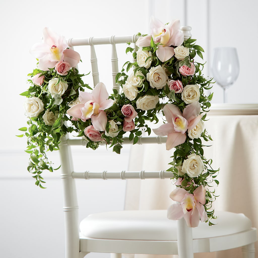 Orchid Rose Chair Décor – Bird Of Paradise Flowers, Bristol PA
