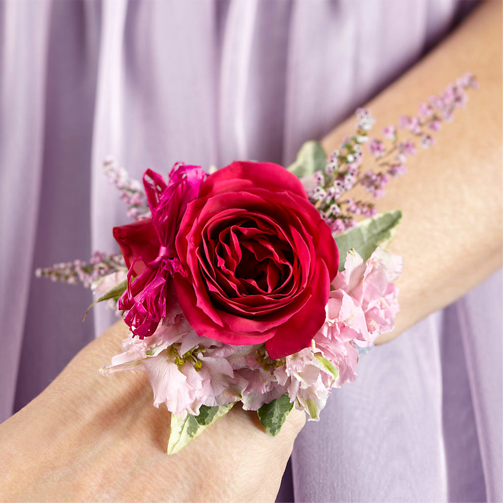 Rose Charm Corsage – Bird Of Paradise Flowers, Bristol PA