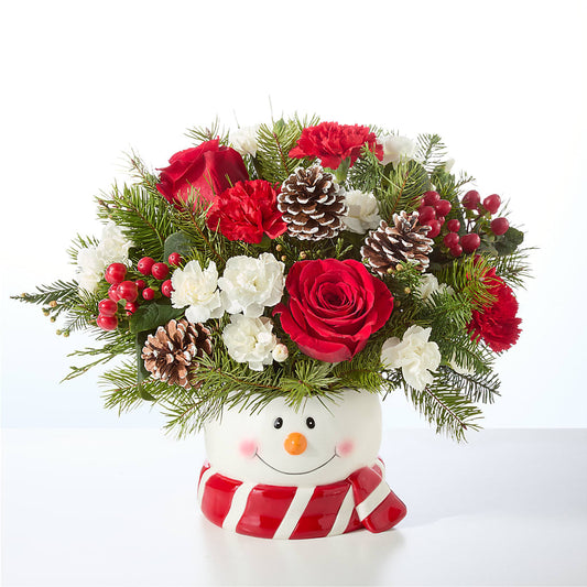 Jolly Snowman Bouquet –  Bird Of Paradise Flowers, Bristol PA