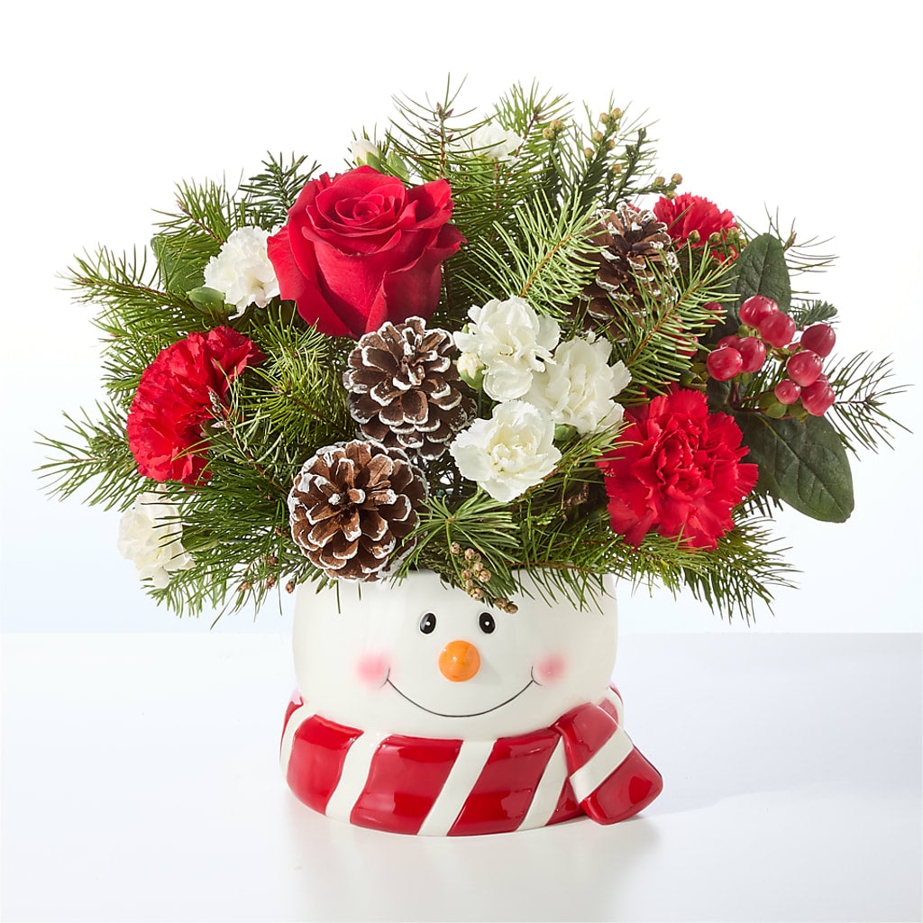 Jolly Snowman Bouquet –  Bird Of Paradise Flowers, Bristol PA