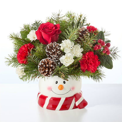 Jolly Snowman Bouquet –  Bird Of Paradise Flowers, Bristol PA