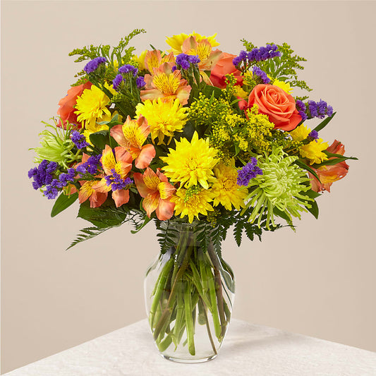 Marmalade Skies Bouquet –  Bird Of Paradise Flowers, Bristol PA