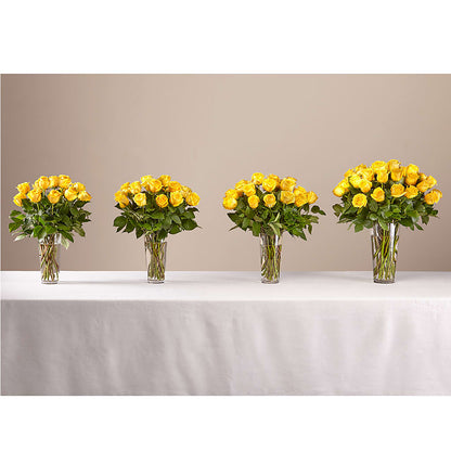 Long Stem Yellow Rose Bouquet –  Bird Of Paradise Flowers, Bristol PA