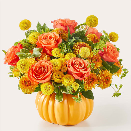 Gourdgeous Pumpkin –  Bird Of Paradise Flowers, Bristol PA