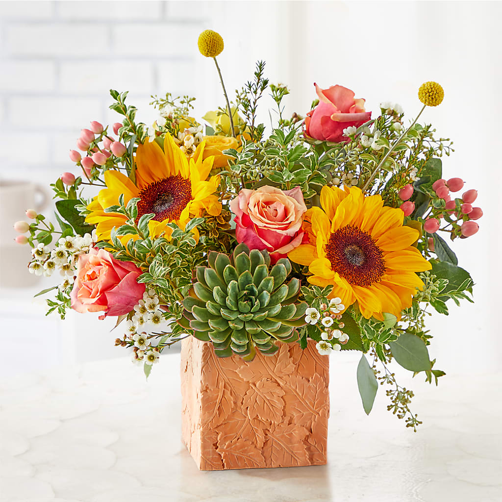 Sunflower Season Bouquet –  Bird Of Paradise Flowers, Bristol PA