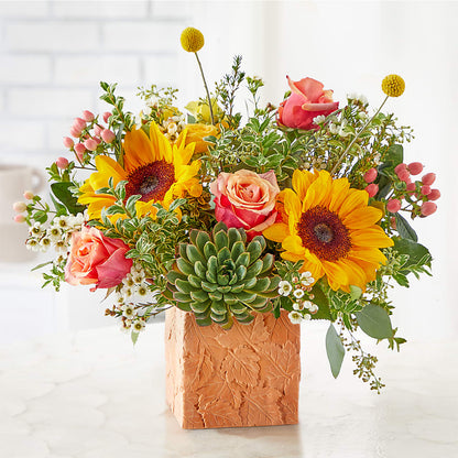 Sunflower Season Bouquet –  Bird Of Paradise Flowers, Bristol PA