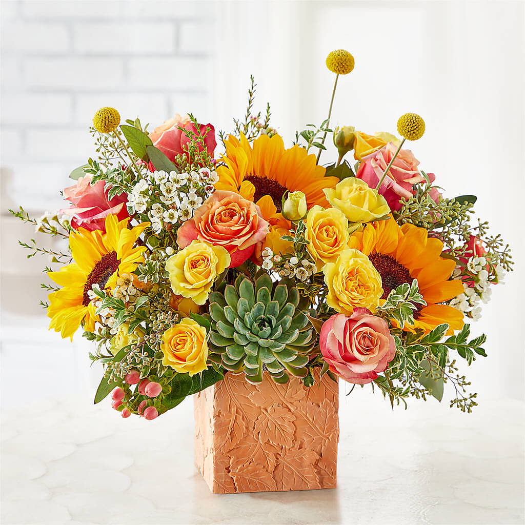 Sunflower Season Bouquet –  Bird Of Paradise Flowers, Bristol PA