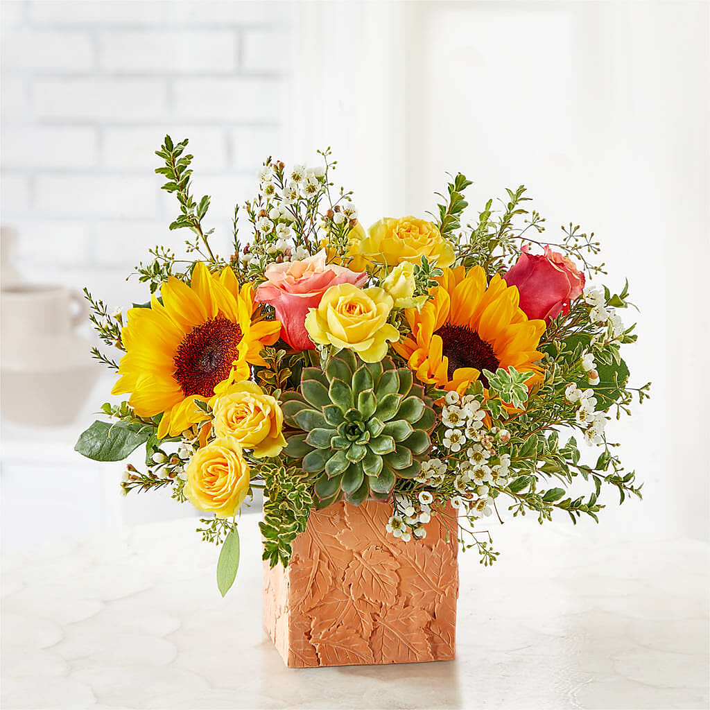 Sunflower Season Bouquet –  Bird Of Paradise Flowers, Bristol PA